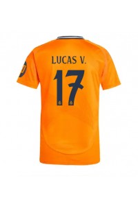 Real Madrid Lucas Vazquez #17 Voetbaltruitje Uit tenue 2024-25 Korte Mouw